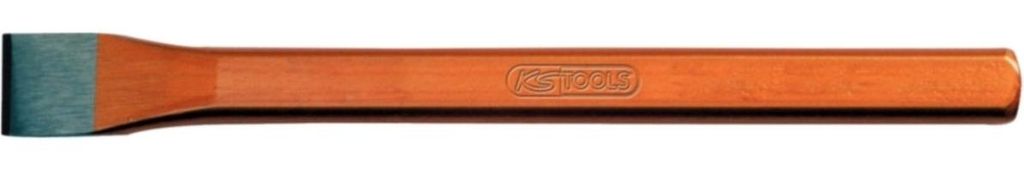 KS Tools Flachmeißel, oval, 200x28 mm