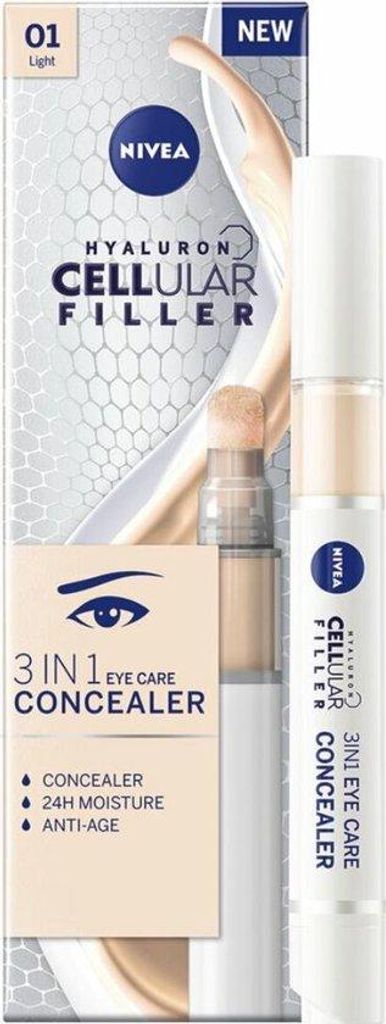 Nivea Hyaluron Cellular Filler 3v1 Eye Care Korektor 01 Obrázok produktu 