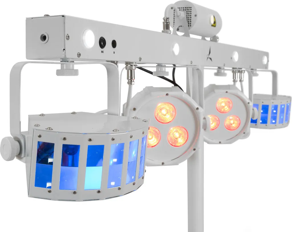 Solution Éclairage Tout-en-Un Eurolite LED KLS Laser Bar FX Blanc 51741096