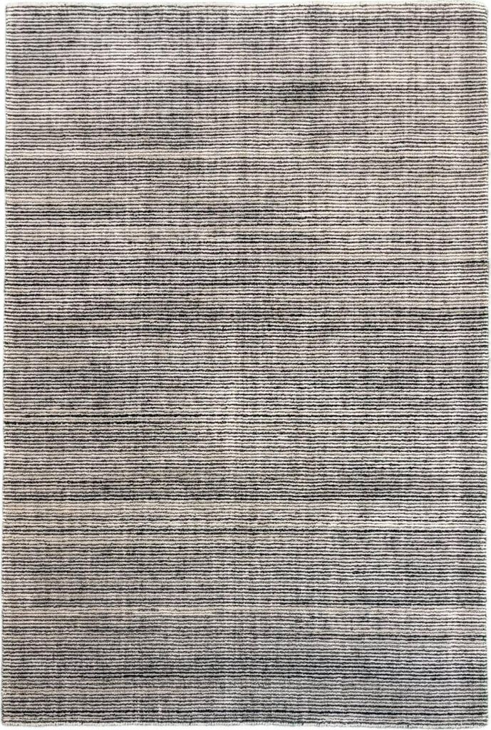 Teppich SABARI | Farbe: Grau; Größe: 60x90 cm | strapazierfähig und leicht zu reinigen | Wohnzimmer | Schlafzimmer