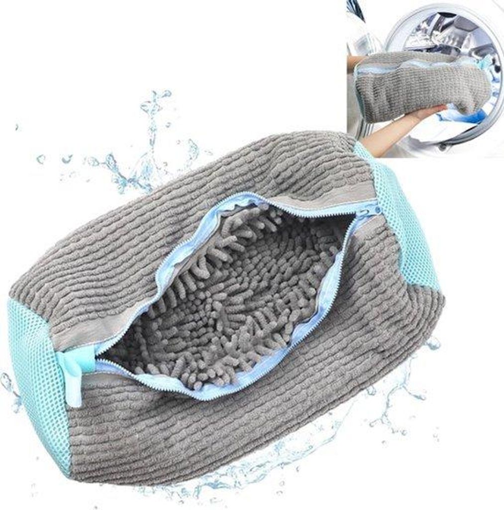 Schoenenzak aus weichem Material - Herstellbar für verschiedene Schuhgrößen - 39 x 19 cm