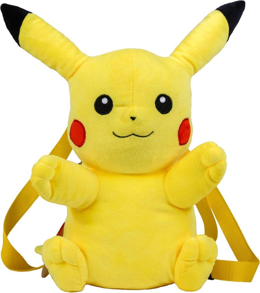Pokemon Pikachu - Zaino di peluche - 34 cm Immagine del prodotto 