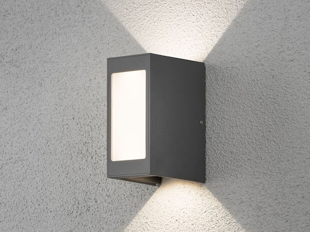 Konstsmide Cremona LED Wandleuchte mit Frontleuchte klein Produktbild 
