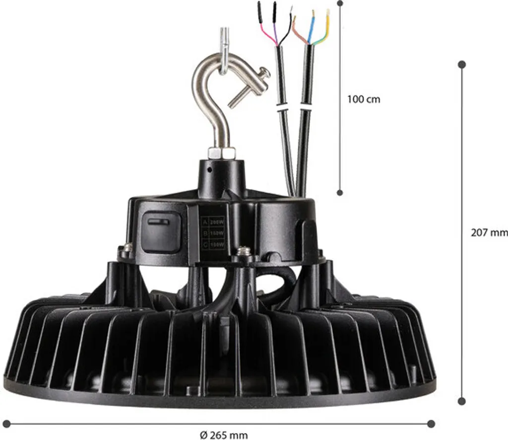 Projecteur LED étable De Boer High Bay étanche IP66 et résistant corrosion