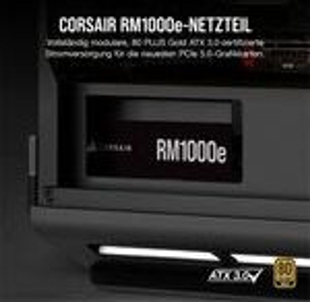 CORSAIR Netzteil 1000W RM1000e Modular V2 ATX 3.0 (80+Gold) Produktbild 9