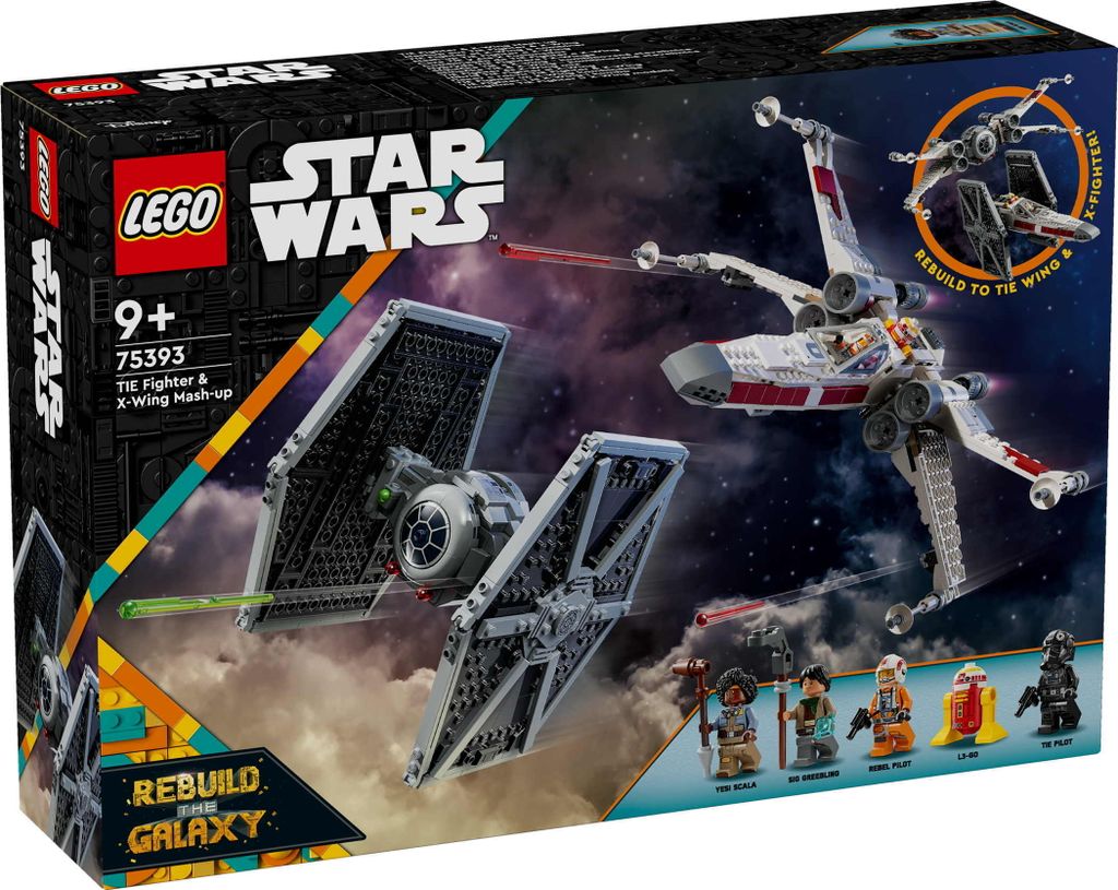 LEGO Star Wars Mashup aus TIE Fighter & X-Wing, baubare Produktbild 