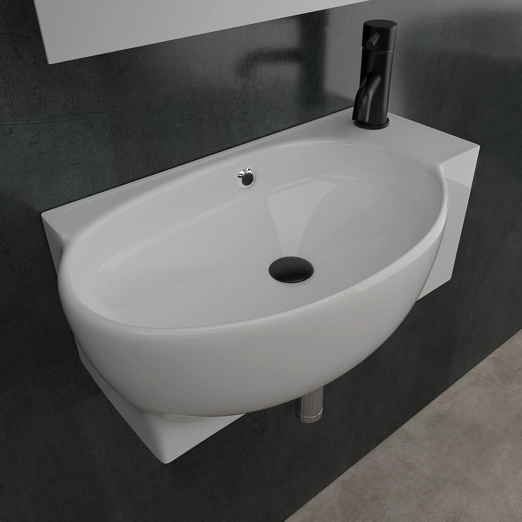 Alpenberger Badezimmer Waschbecken mit Überlauf | Produktbild