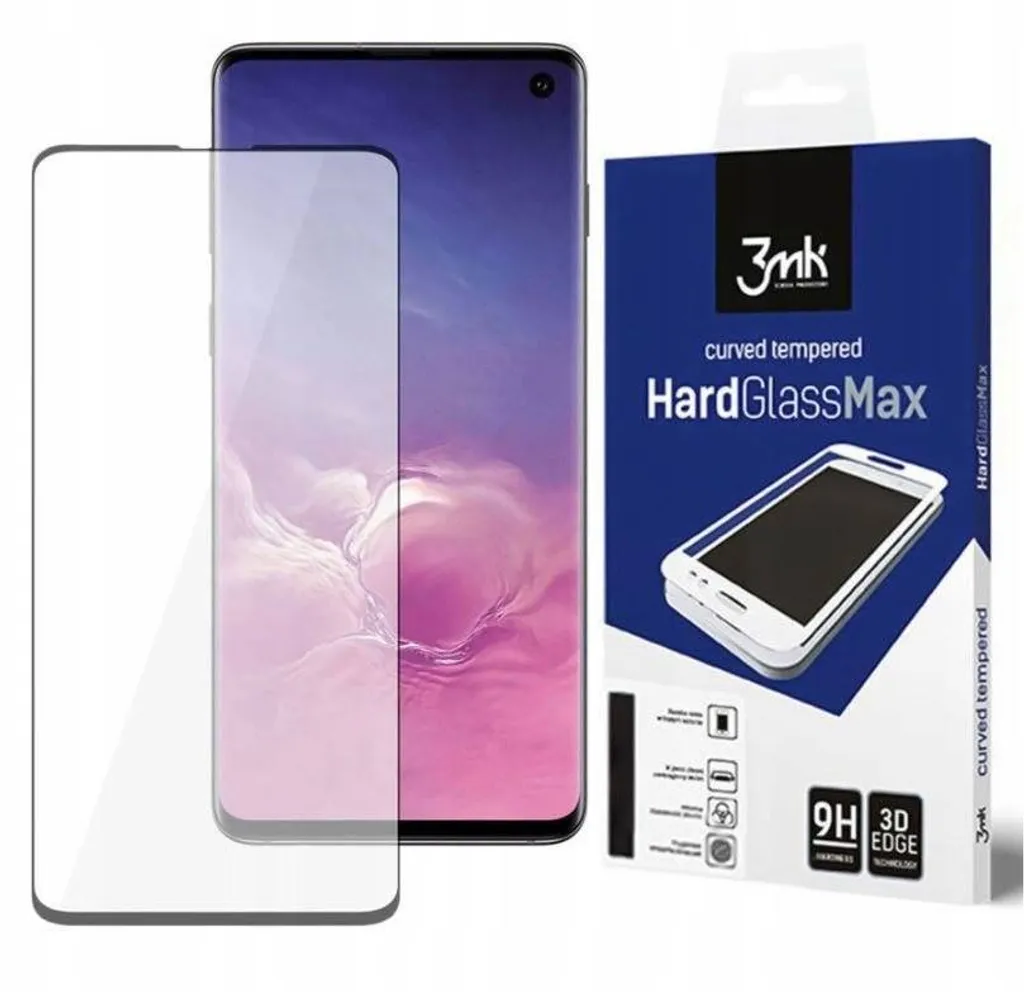 Basta Graffi! Vetro 3mk Hardglass Max per Galaxy S10+ con Impronta - 8