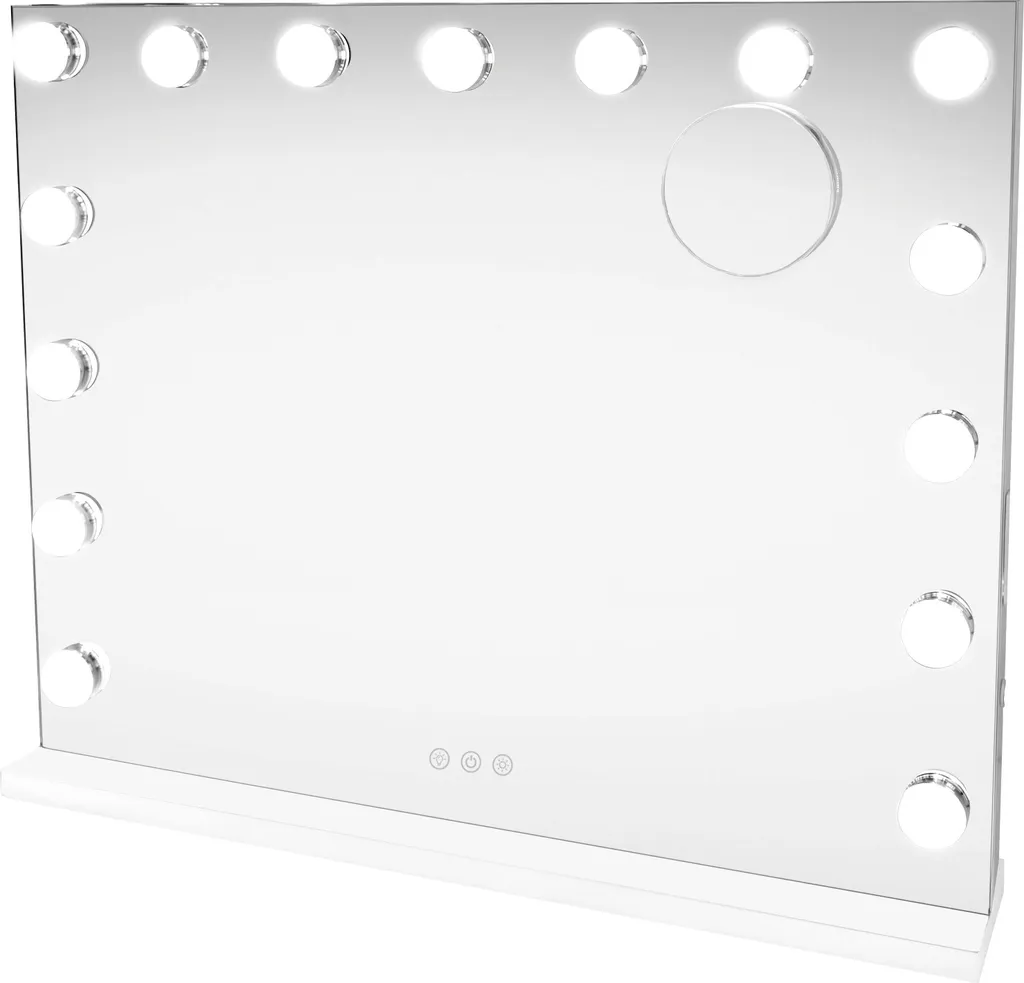Miroir Hollywood LED Bluetooth pour un maquillage précis sans zone d'ombre