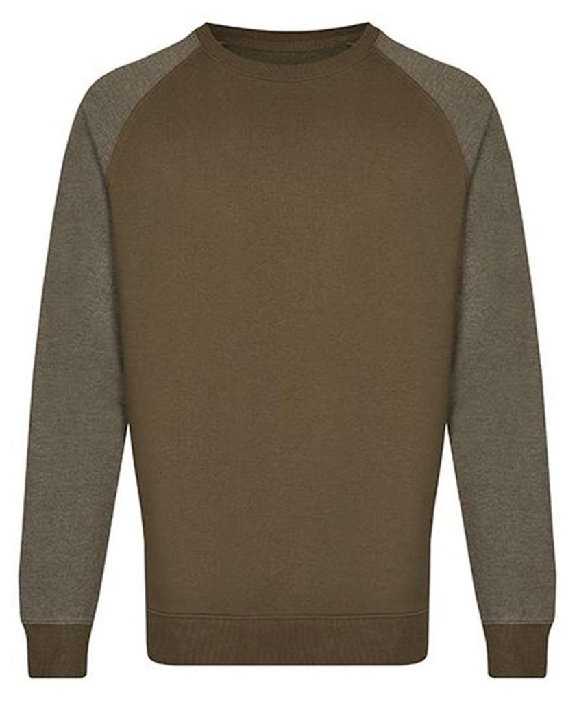 Miners Mate - "My" Sweatshirt für Herren, Rundhalsausschnitt LT3956 (S) (Oliv/Heide Olive)