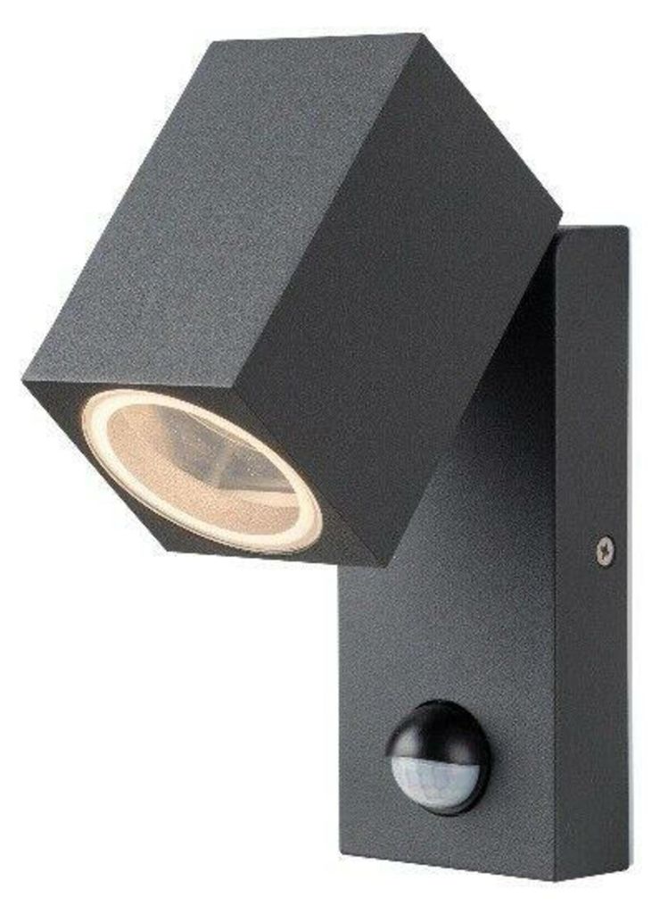 AZzardo AZ4696 Außenwandleuchte GORAN SENSOR mit Bewegungsmelder, dunkelgrau