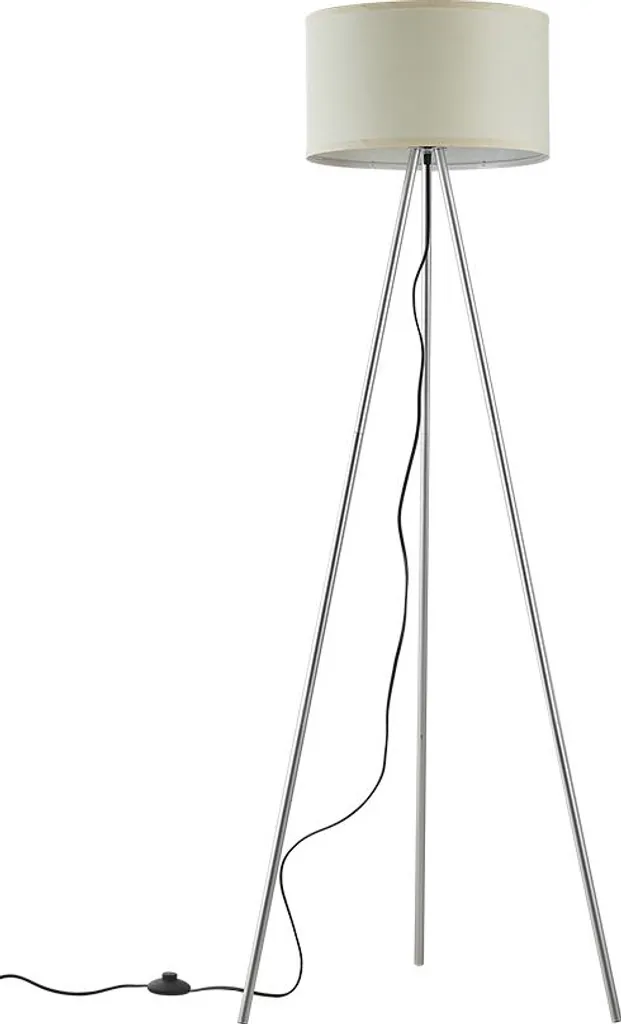 Braytron Lampada Treppiede 155cm E27 Beige - Montaggio Facile e Stabile - 2