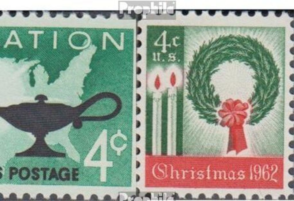 Briefmarken USA 1962 Mi 834,835,837 (kompl.Ausg.) postfrisch Weihnachten