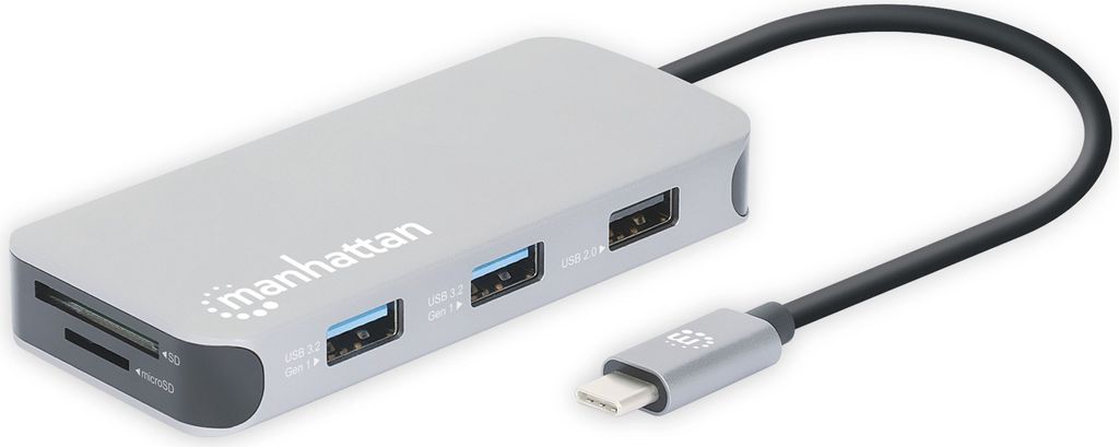 Manhattan USB-C 8-in-1 Dockingstation 4K@30Hz