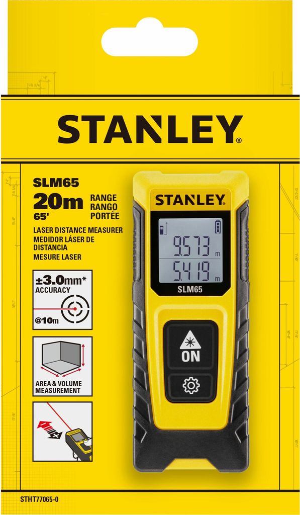 Stanley Black & Decker Entfernungsmesser SLM65 bis 20m Produktbild 