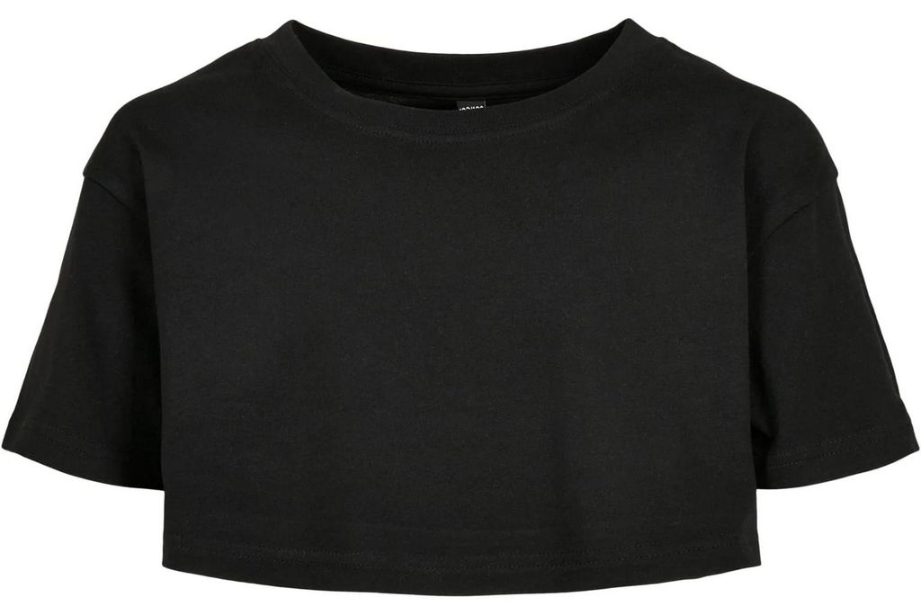 Urban Classics - T-Shirt Kimono für Mädchen TN1445 (128) (Schwarz)