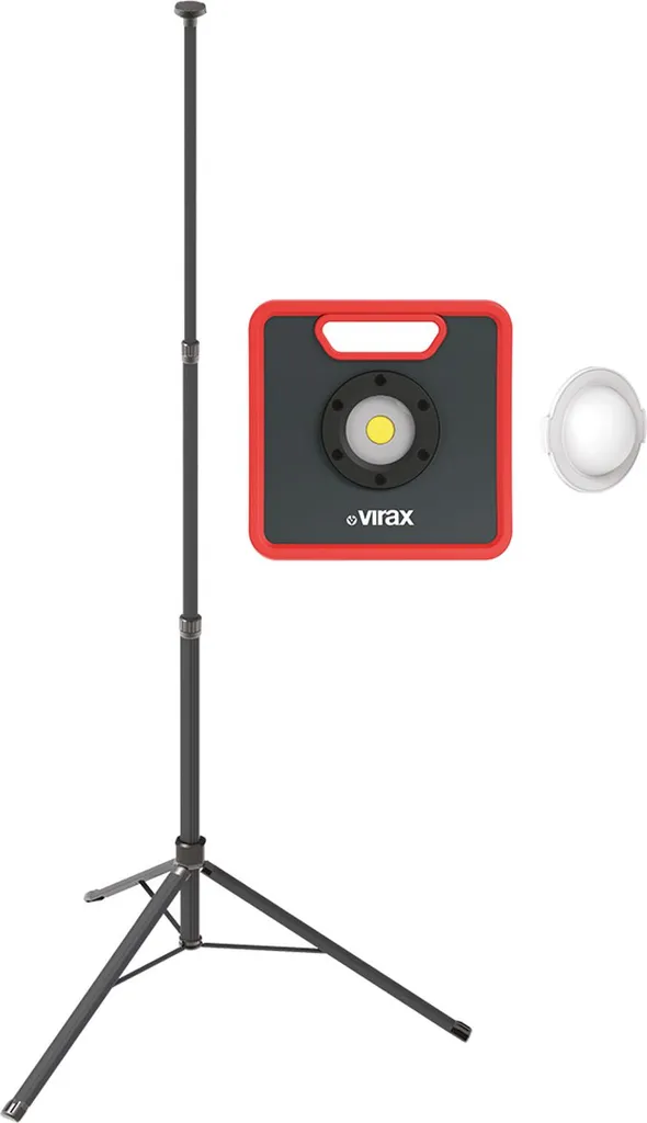 Projecteur XXL étanche VIRAX 262824 avec trépied réglable robuste