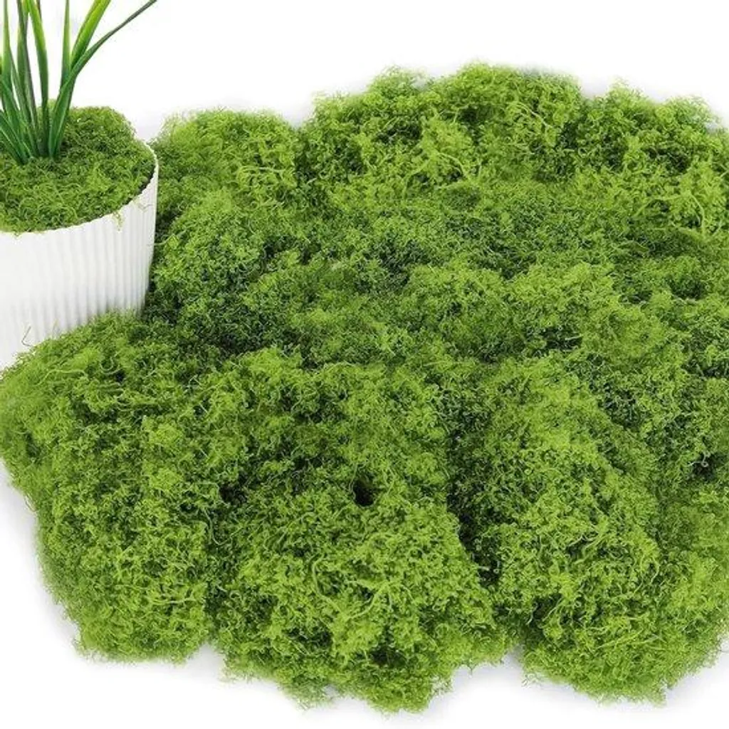 Mousse artificielle verte 150g, la solution sans entretien pour mur