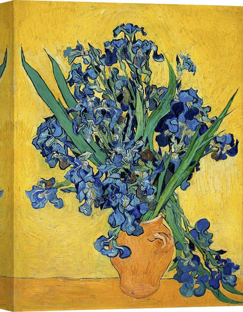 Leinwandbilder - Vincent van Gogh, Irises – 60x40 cm