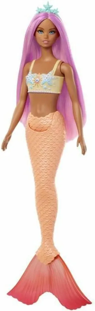 Jouet Poupée Barbie Sirène Rose Articulée pour Enfants dès 3 Ans