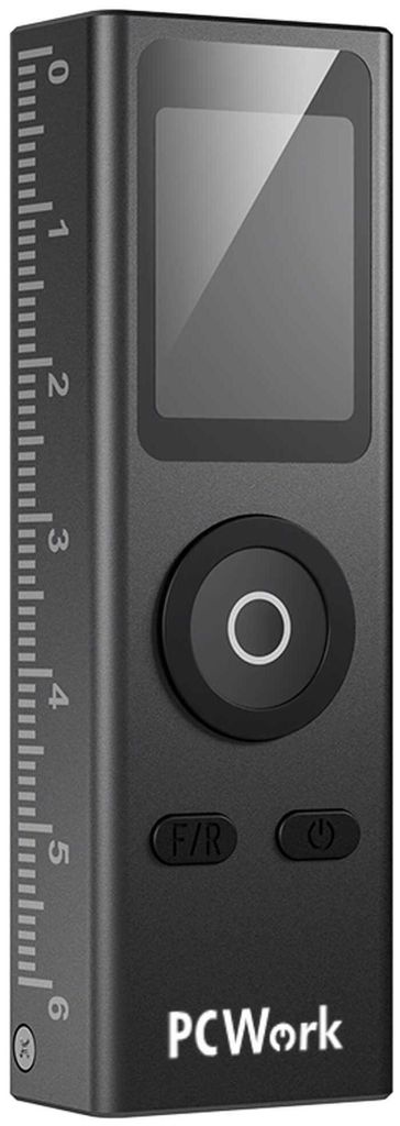 PCWork PCW11A Mini Laser Entfernungsmesser, akkubetriebenes Distanzmessgerät, 30m, USB-C