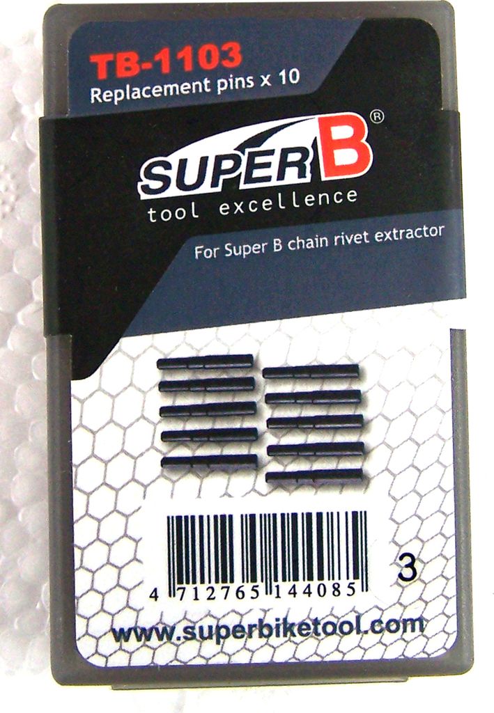 Super B Kettennieter Ersatzpins TB-1103 Ersatzstifte für Kettennietdrücker