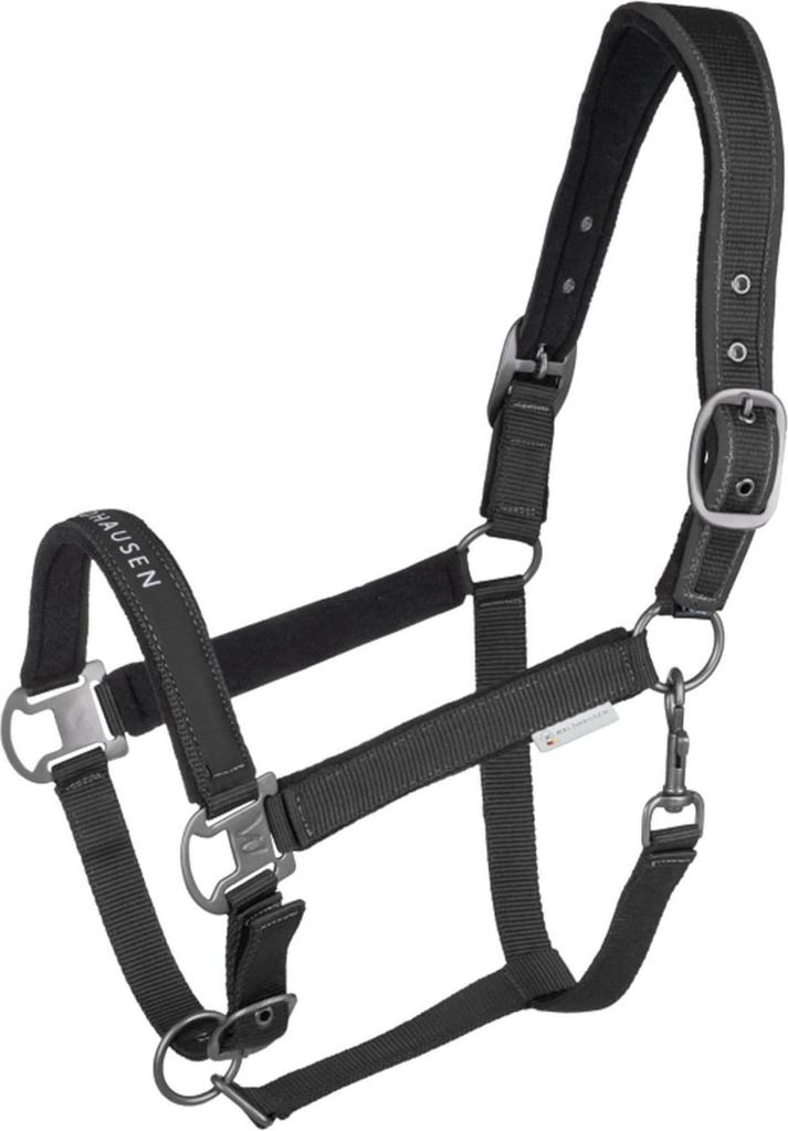 Waldhausen Halfter Athletic Nylonhalfter Schwarz WB
