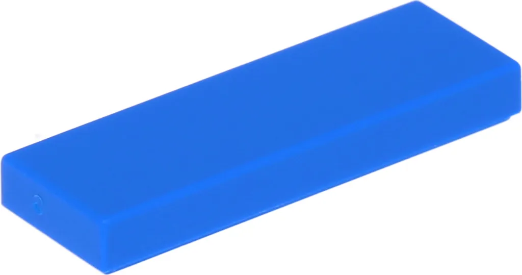 Plaques Lisses Lego 1x3 Bleues 63864 - Pack de 250 Briques de Finition