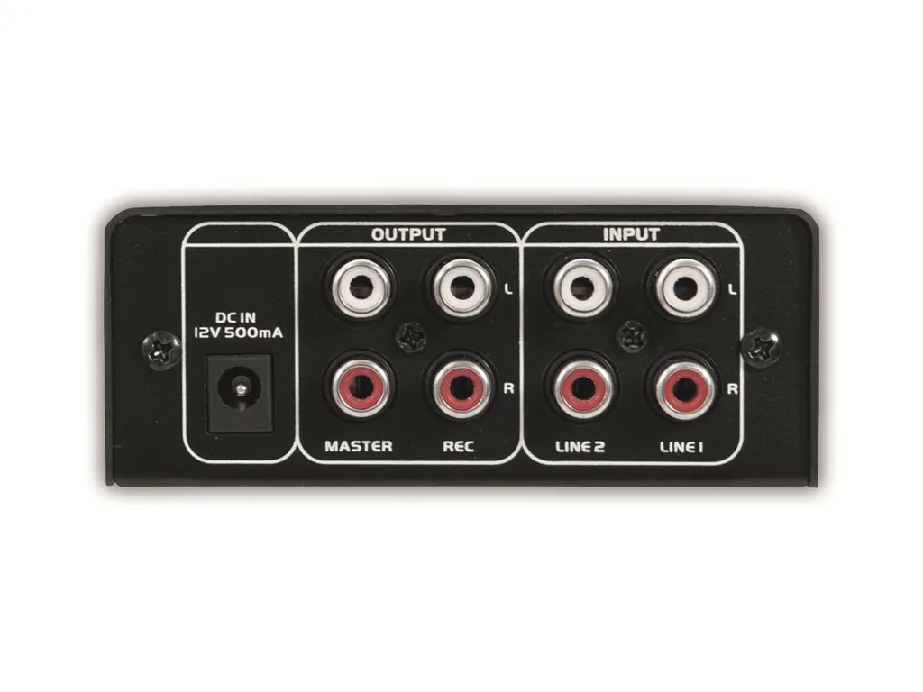 OMNITRONIC GNOME-202 Mini Table de Mixage DJ Noire 2 Canaux Compacte - 2