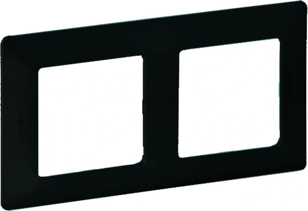 Legrand 2-FACH RAHMEN SCHWARZ (754252 VALENA LIFE)