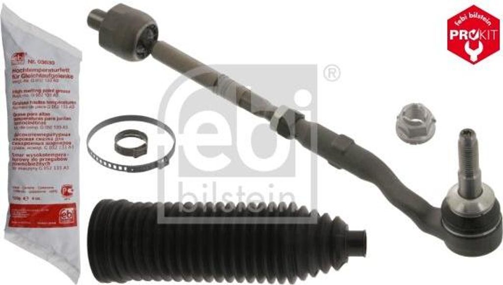 FEBI BILSTEIN 40092 Spurstange OE 32106784719 kompatibel mit 7er F01, 6er F06, 6er F13, 6er F12, 5er F11, 5er F07, 5er F10