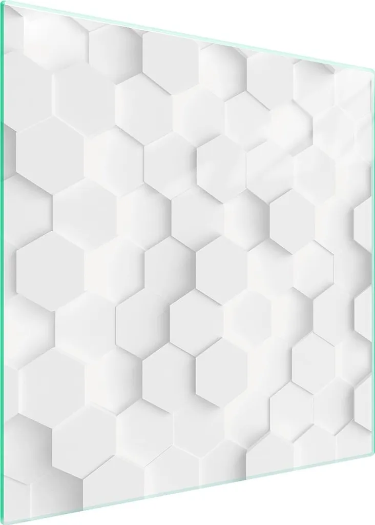 Protezione Vetro 50x52 Bianco Per Piano Cottura - Standard Sicurezza ESG