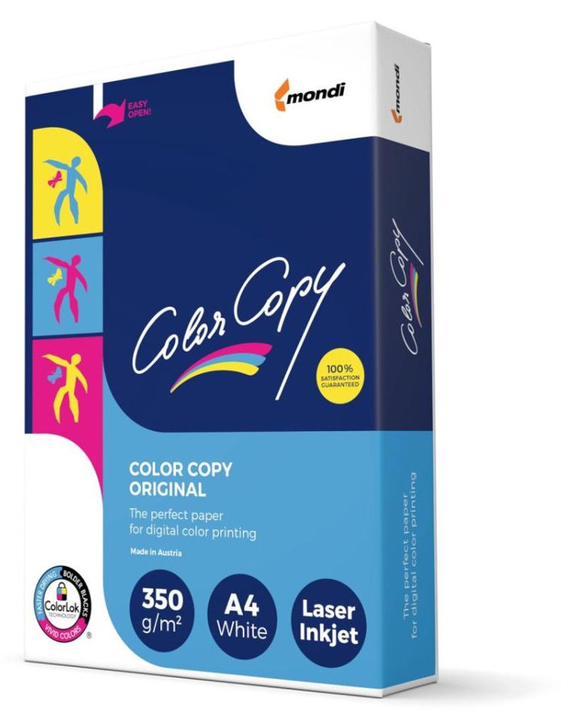 Mondi Color Copy Carta Da Stampa A4 350 G/M² 125 Fogli Immagine del prodotto 