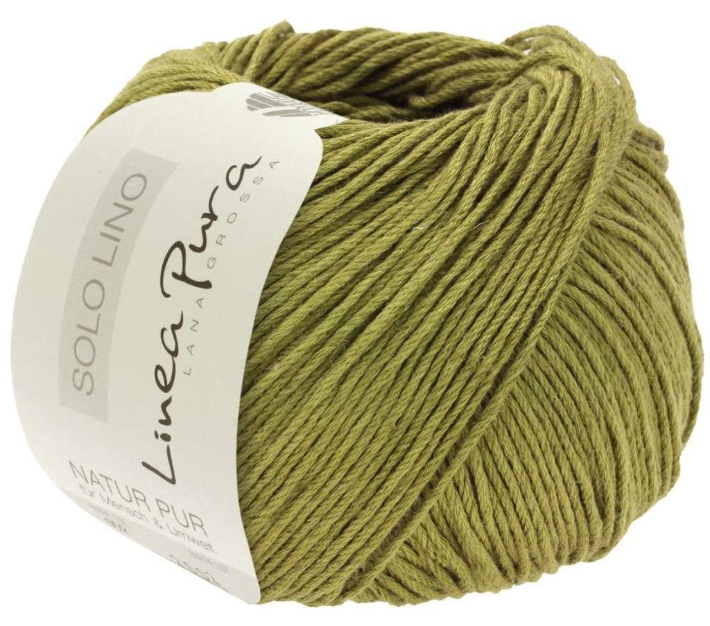 Lana Grossa - Solo Lino 0051 oliv Produktbild 