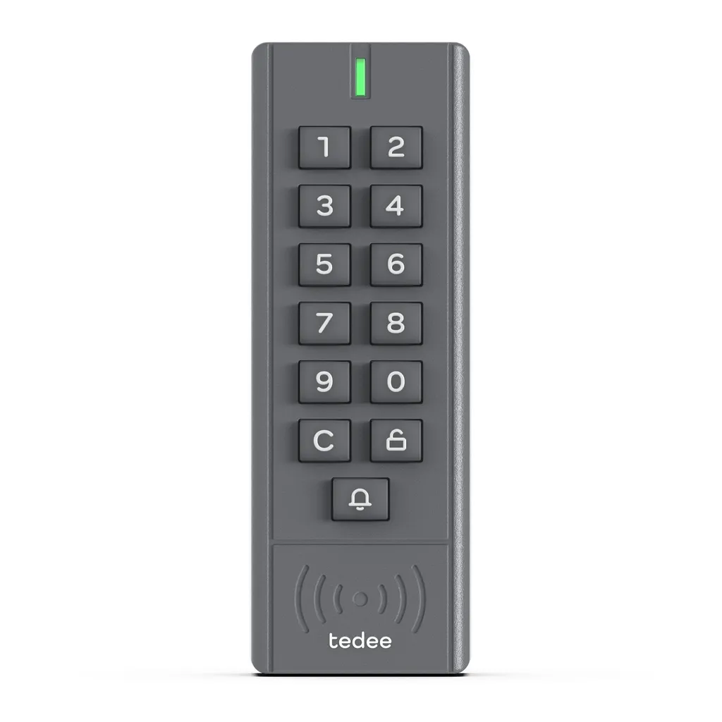 Tedee Keypad clavier numérique Bluetooth étanche avec touches lumineuses