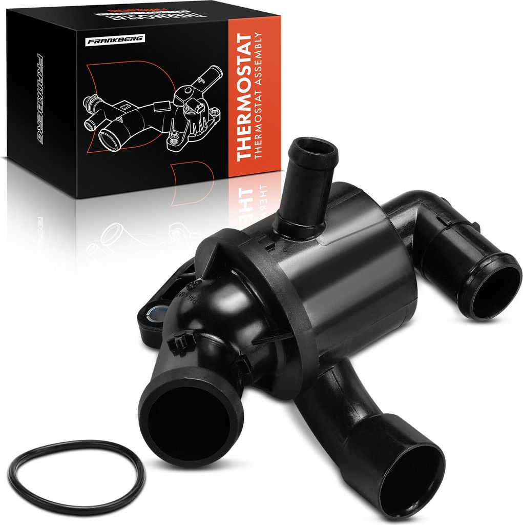 Frankberg 1x Thermostat Kühlmittel für VW Golf VI Passat Beetle CC Caddy TouranV Audi A1 A3 Q3