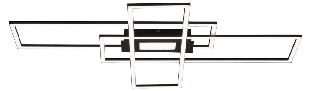JUST LIGHT ASMIN LED Deckenleuchte CCT Dimmbar 45W schwarz Produktbild 