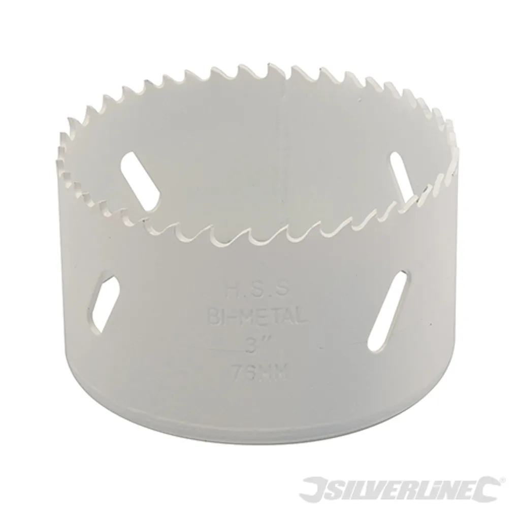 Scie cloche 76 mm bi-métal HSS à haute résistance thermique pour perçage