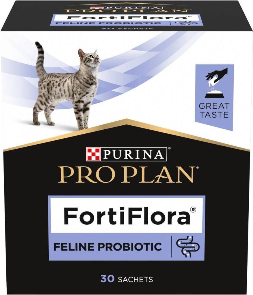 PURINA Pro Plan FortiFlora – Probiotikum für Katzen – 30 Beutel à 1 g
