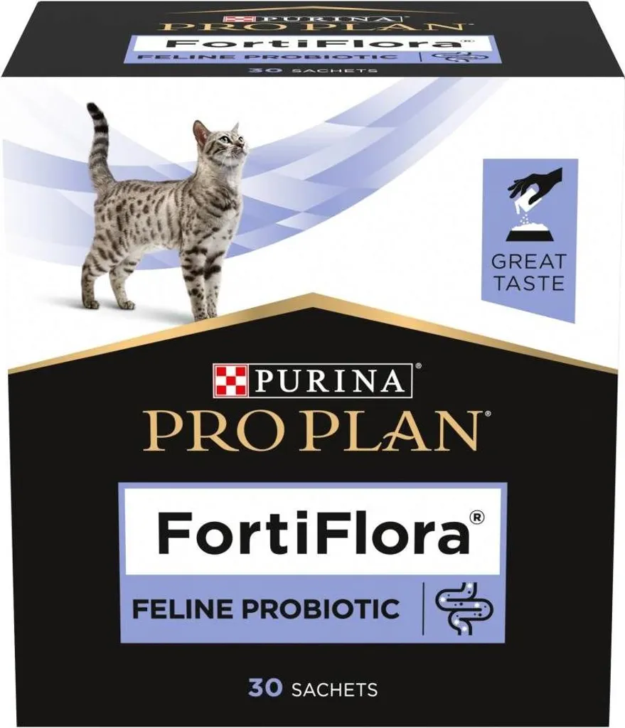 Purina Pro Plan FortiFlora pour Chat 30 sachets de 1g Probiotique Chien