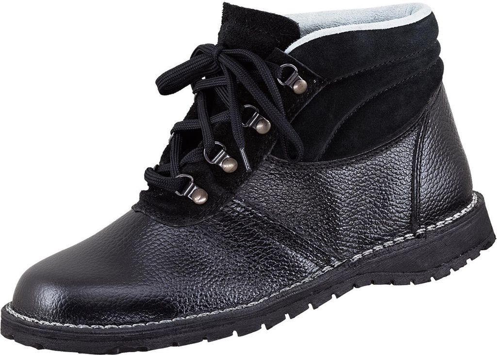 schwarz Dachdecker-Schnürstiefel Gr. 39