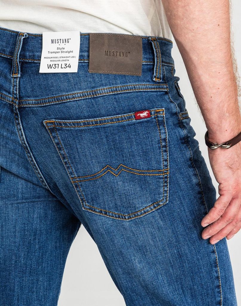 MUSTANG | TRAMPER Straight | L34 L30 Jeans da uomo, taglio dritto