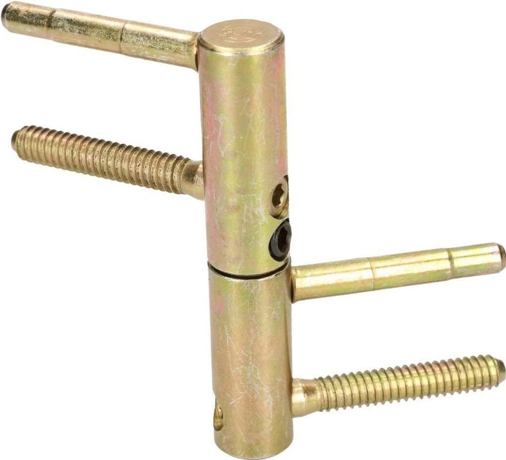KOTARBAU® Einbohrband 20 mm Messing Universal Türscharnier Produktbild 