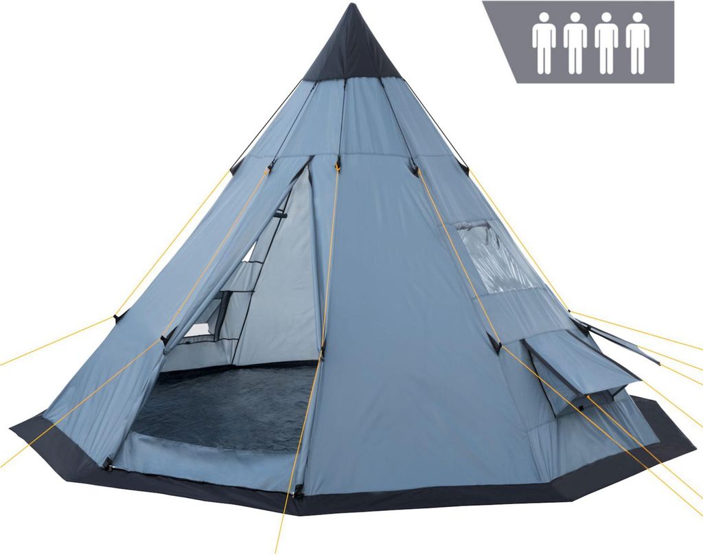 CampFeuer Tipi stan Spirit pro 4 osoby, 3000 mm vodní Obrázek produktu 