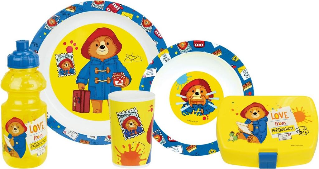 Set di stoviglie per bambini Fun House PADDINGTON Colorato Immagine del prodotto 