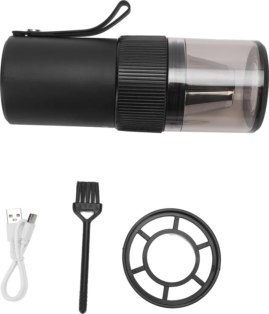 Moulin à café électrique sans effort : fini la fatigue, mouture USB