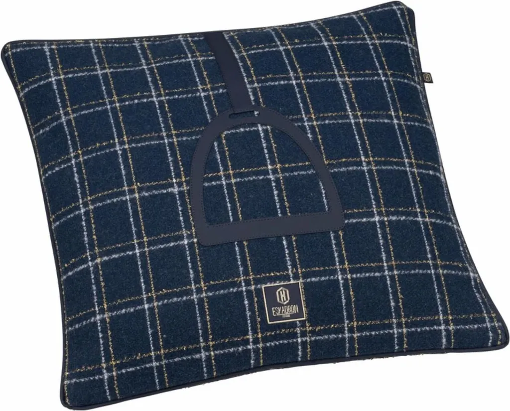 Taie d'oreiller bouclette Eskadron Heritage bleu marine pour la maison