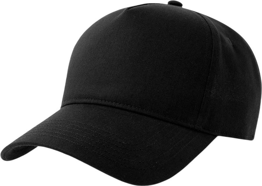 Atlantis Headwear - "Egon" Baseball-Mütze für Herren/Damen Uni, Strukturiert AB760 (Einheitsgröße) (Schwarz)