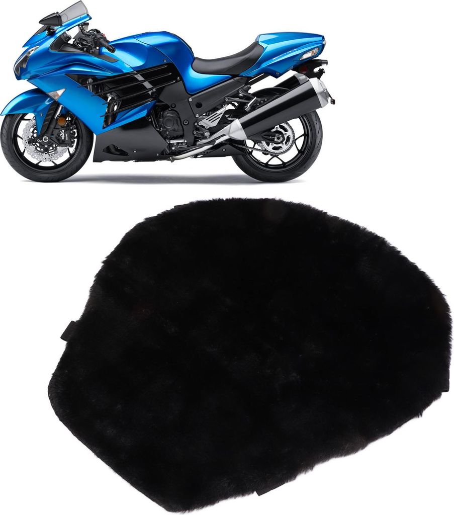 Motorrad-Sitzpolster, Flusen, Temperaturkontrollkissen, universelle Passform, Plüsch
