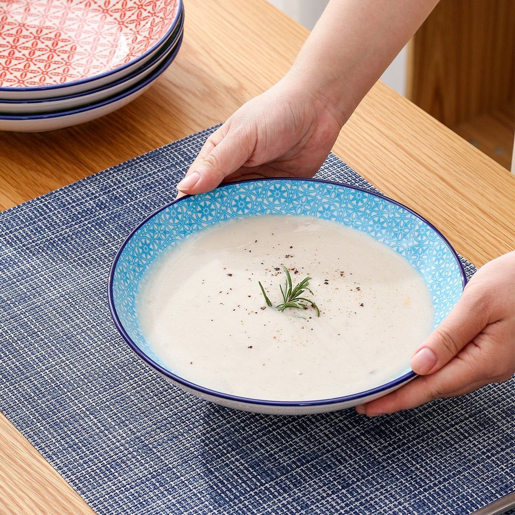 Vancasso Suppenteller Porzellan, Maracon 4 teilig Produktbild 4